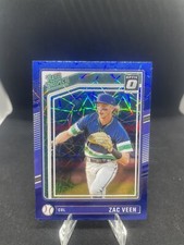 2024 Donruss Baseball Zac Veen Rated Prospect Optic Blue Velocity #132
