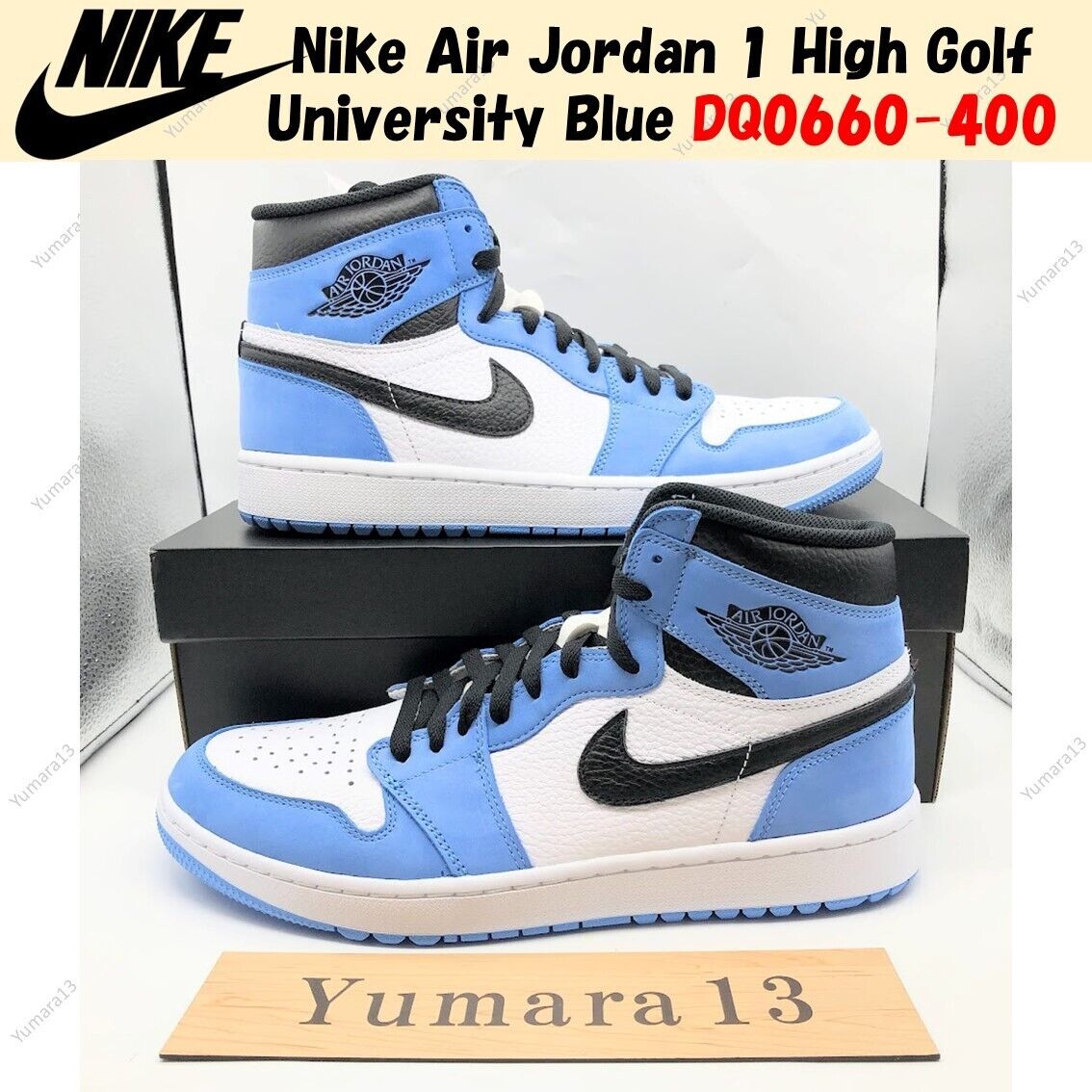 Nike Air Jordan 1 High Golf University Blue DQ0660-400 Men's Nike Air Jordan 1 High Golf University Blue DQ0660-400 Men's