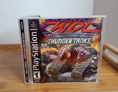WDL World Destruction League Thunder Tanks (Sony PlayStation, 2000) Complete. - Picture 3 of 10