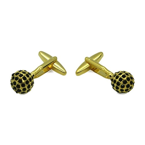 Boutons De Manchette Vintage Avon Or Et Noir - Occasion Très Bon état, Pour Homme