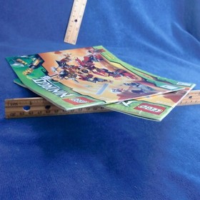 Lego NINJAGO 9448 1 2 Rise of the Snakes Instructions ONLY  Manual Book GUC