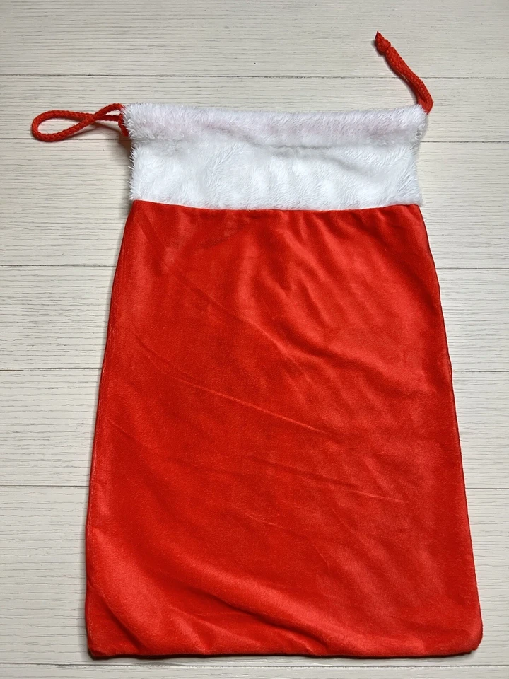 Super Mario Christmas Cinch Sack Gift Bag Nintendo 18”x 12” - Image 2 of 2