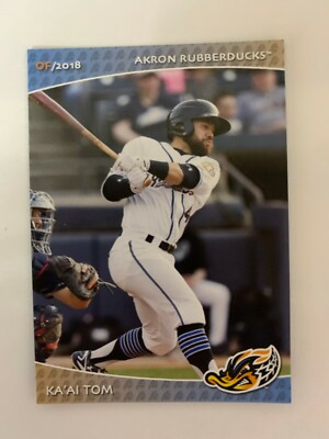 Ka' Ai Tom 2018 Akron Rubber Ducks Team Card