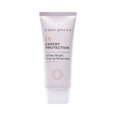 Cute Press UV Expert Protection All Day Bright Tone Up Sunscreen SPF50+ PA++ 30g