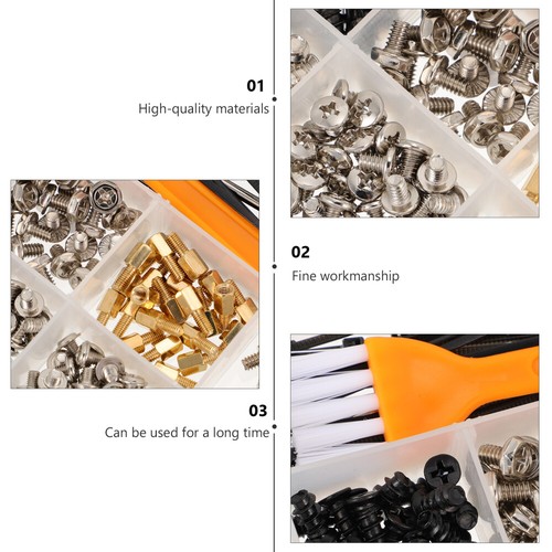 Schraubenkombination Schraubensatz Für Computergehäuse DIY Screw Kit - Afbeelding 4 van 12