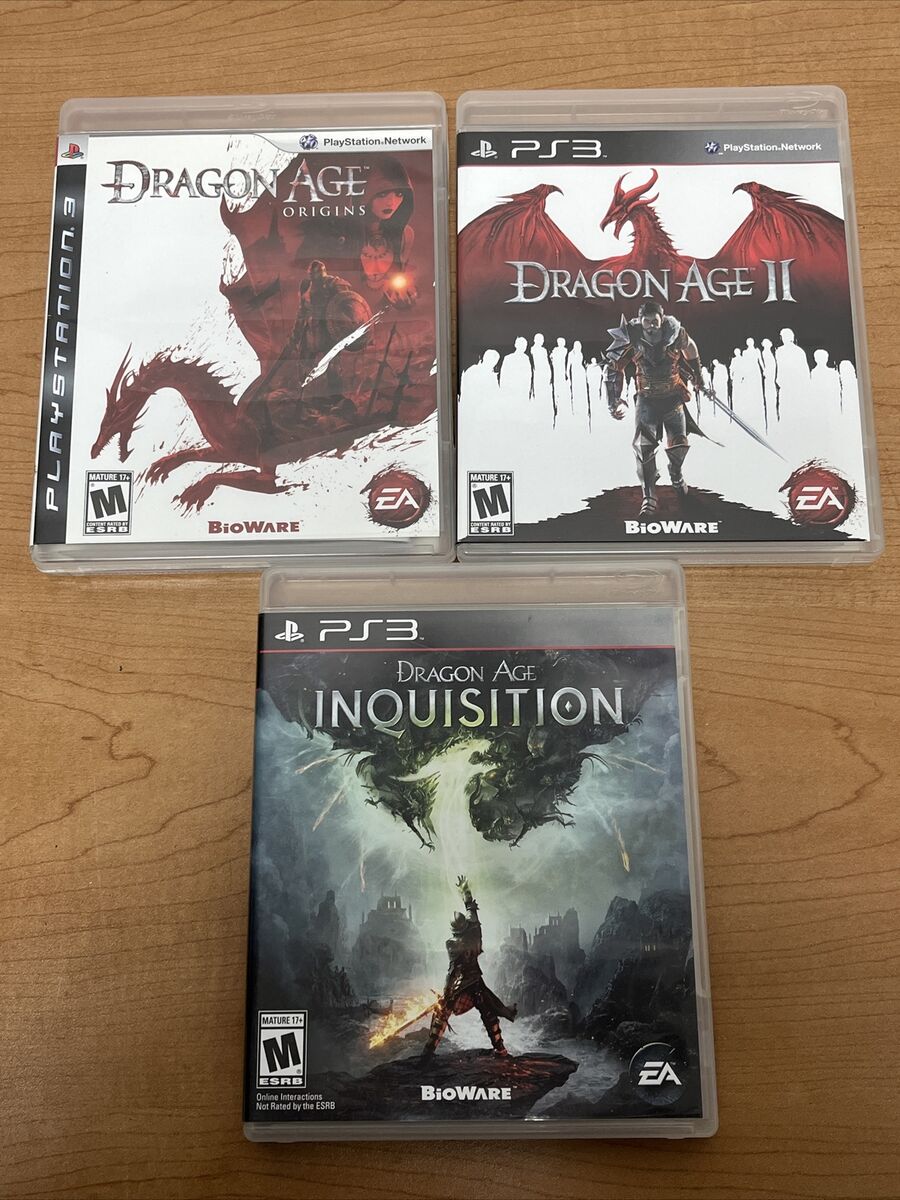 Dragon Age Lot: 3 Games, Origins/Origins II /Inquisition