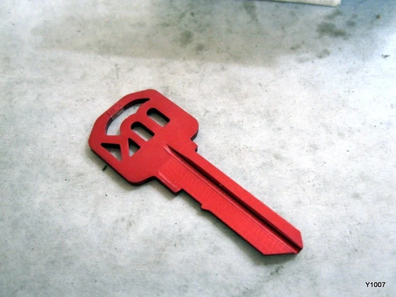 20 pcs minuteKEY Inc KW10 Kwikset Aluminum Red Key Blanks - Image 3 of 3