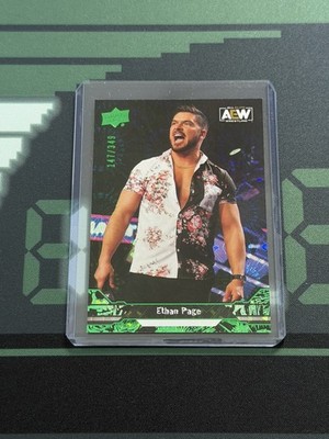 Ethan Page /349 Green Pyro Card #24 - 2023 Upper Deck AEW - WWE NXT 