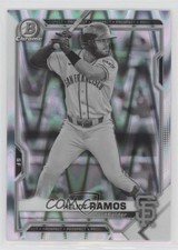 2021 Bowman Draft Chrome Black & White RayWave Refractor Heliot Ramos 0c2
