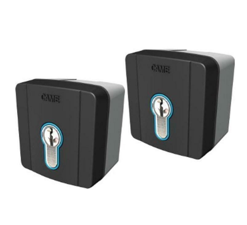 CAME KIT COMPOSTO DA 2 SELETTORI A CHIAVE SELD1K01 KIT 2 SEL CHIAVE DIN EXT FIL