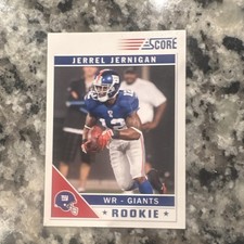 Panini 2011 Score Jerrel Jernigan Rookie #346 New York Giants NFL Football Card. rookie card picture