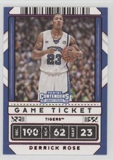 2020 Panini Contenders Draft Picks Variation Game Ticket Red Derrick Rose 0nr3