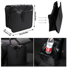 Waterproof Car Trash Can Foldable Large Capacity Hanging Car Trash Bin Rubbish C