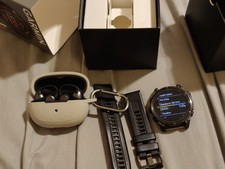 Garmin fenix 8 AMOLED Sapphire Multisport GPS- Carbon Gray DLC - 47 + Shokz Dots
