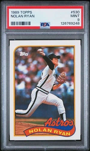 PSA 9 1989 Topps #530 Nolan Ryan Astros