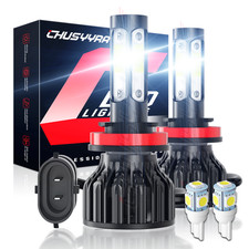 For Nissan Kicks 2017-2023 2x H11 LED Headlight Bulbs Dip Beam 6000K White 12v