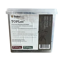 TimberTech TOPLoc Color-Matched Deck Fasteners 2½ in Dark Gray
