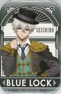 Seishirou Nagi BLUELOCK Badge Collection Hologram Square Can Badge