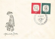 848920) DDR FDC Nr.624-625 Heinr. Zille