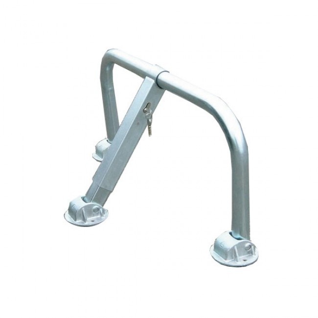 Barrière de parking ARS 480 avec tube 50 mm rabattable pour anti-stationnement