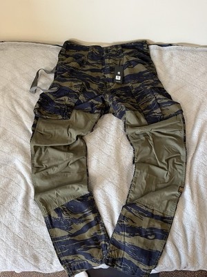 G-Star Raw 3D Tapered Tiger Camo Cargo 2.0 Ripstop Shadow Olive
