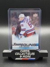 2019-20 Upper Deck Young Guns Clear Cut Ryan Lindgren Rookie #459 YG CC