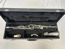 SOLID QUALITY! SELMER BUNDY U.S.A ALTO CLARINET + GEO M. BUNDY MOUTHPIECE + CASE