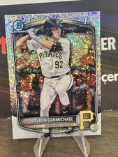2025 1st Bowman Draft Easton Carmichael * Sparkle Refractor * 200 Copies! SSP