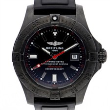 BREITLING M17330 Avenger Seawolf Limited Edition of 1000 WATCH black SS/ru...