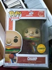 Funko Pop! Ad Icons - CHAMP (Chase) - Jollibee - 154 Metallic  In Boss Protector