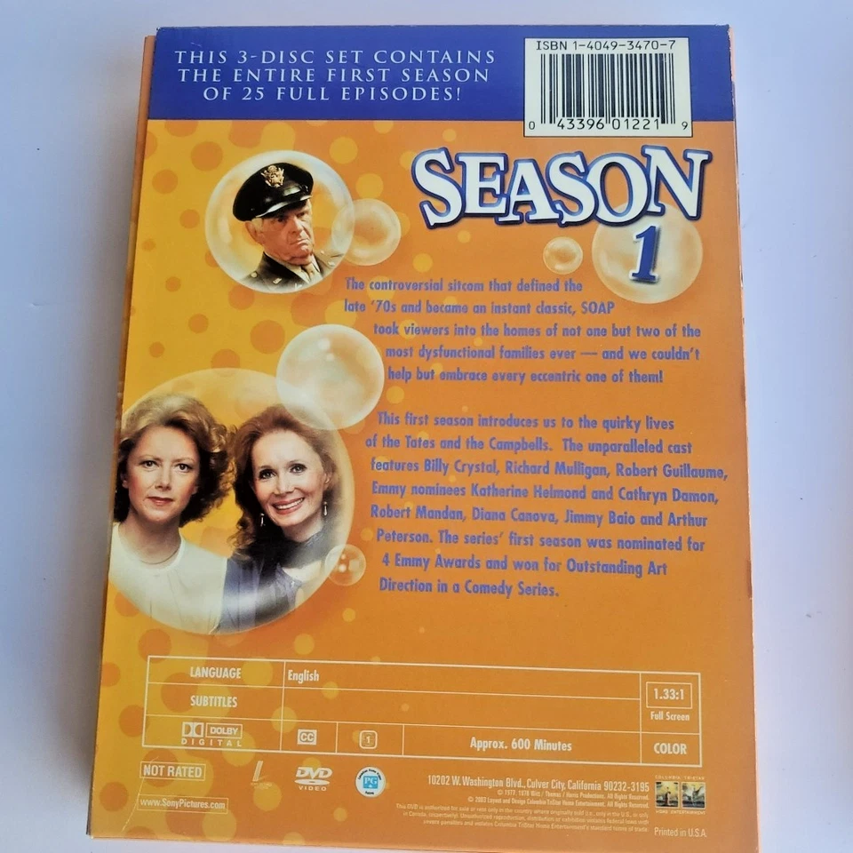 SOAP The TV Series DVD Set Seasons 1 & 2 Comedy  TV Series 1977 — 第 3/4 张图片