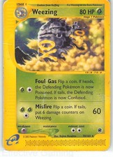 Weezing 70/165 Rare Expedition Base Set Pokemon HP Kusajima on eBay