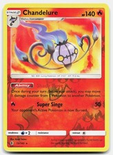 Guardians Rising Chandelure NM Reverse Holo Holo Rare Pokemon Tcg Card