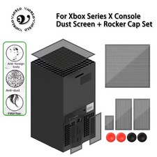 Dust Filter Cover with Plugs for Xbox Series X Console,Top Black