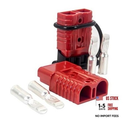175A Battery Quick Connect/Disconnect Connector, 2-Pack 12V Wire silicone-175A