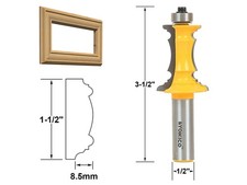 1-1/2" Miter Frame Molding Router Bit - 1/2" Shank - Yonico 16165