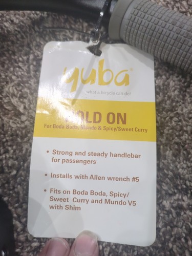 Yuba Hold On Bicycle Passenger Handle Bar System - Picture 3 of 6