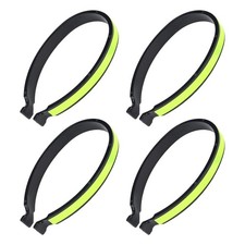 4 Pack Reflective Safety Bands Arm Leg Straps High Visibility Running Cycling