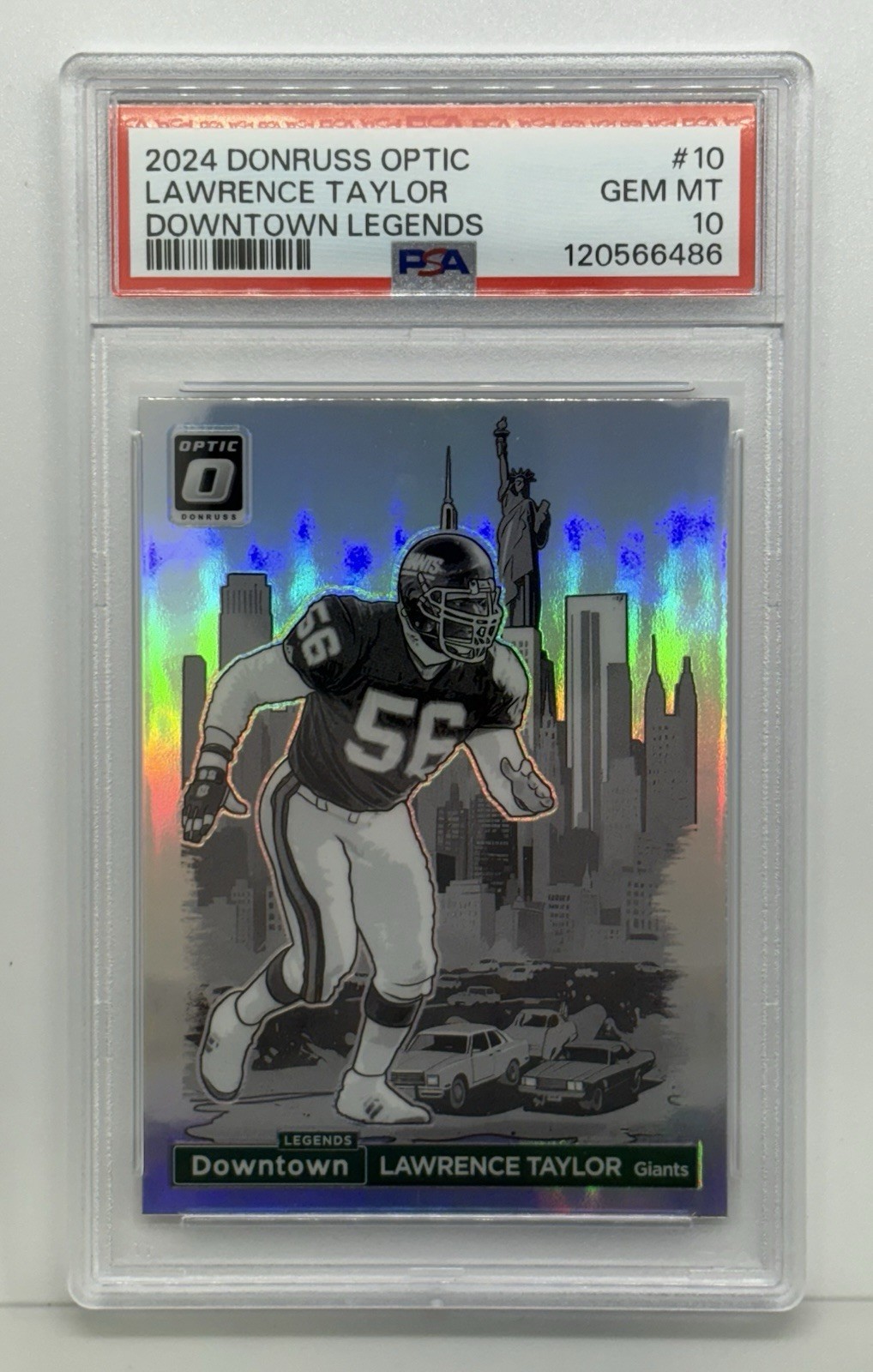 2024 Panini Donruss Optic - Downtown Legends Lawrence Taylor PSA 10 Giants