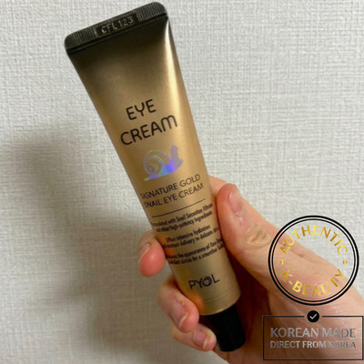 PYOL SIGNATURE GOLD SNAIL EYE CREAM 40ml Korean Cosmetics / Free Gift