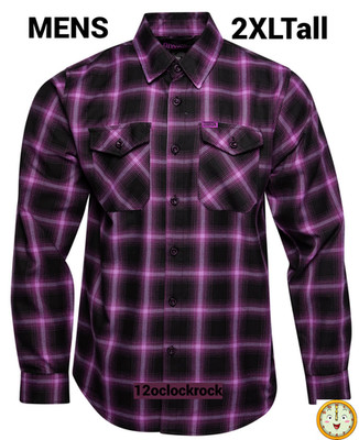 DIXXON Flannel ARGON Flannel Shirt -  Men's 2XL Tall