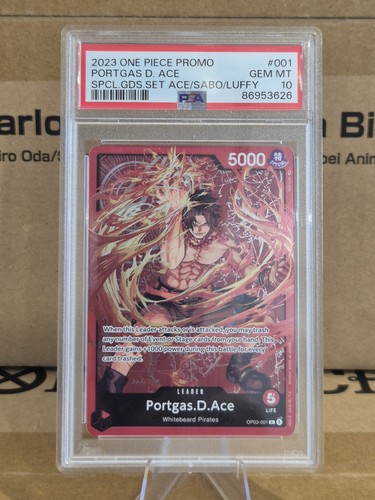 Portgas.D.Ace (Special Goods Set -Ace/Sabo/Luffy-) graded PSA 10 for sale on eBay