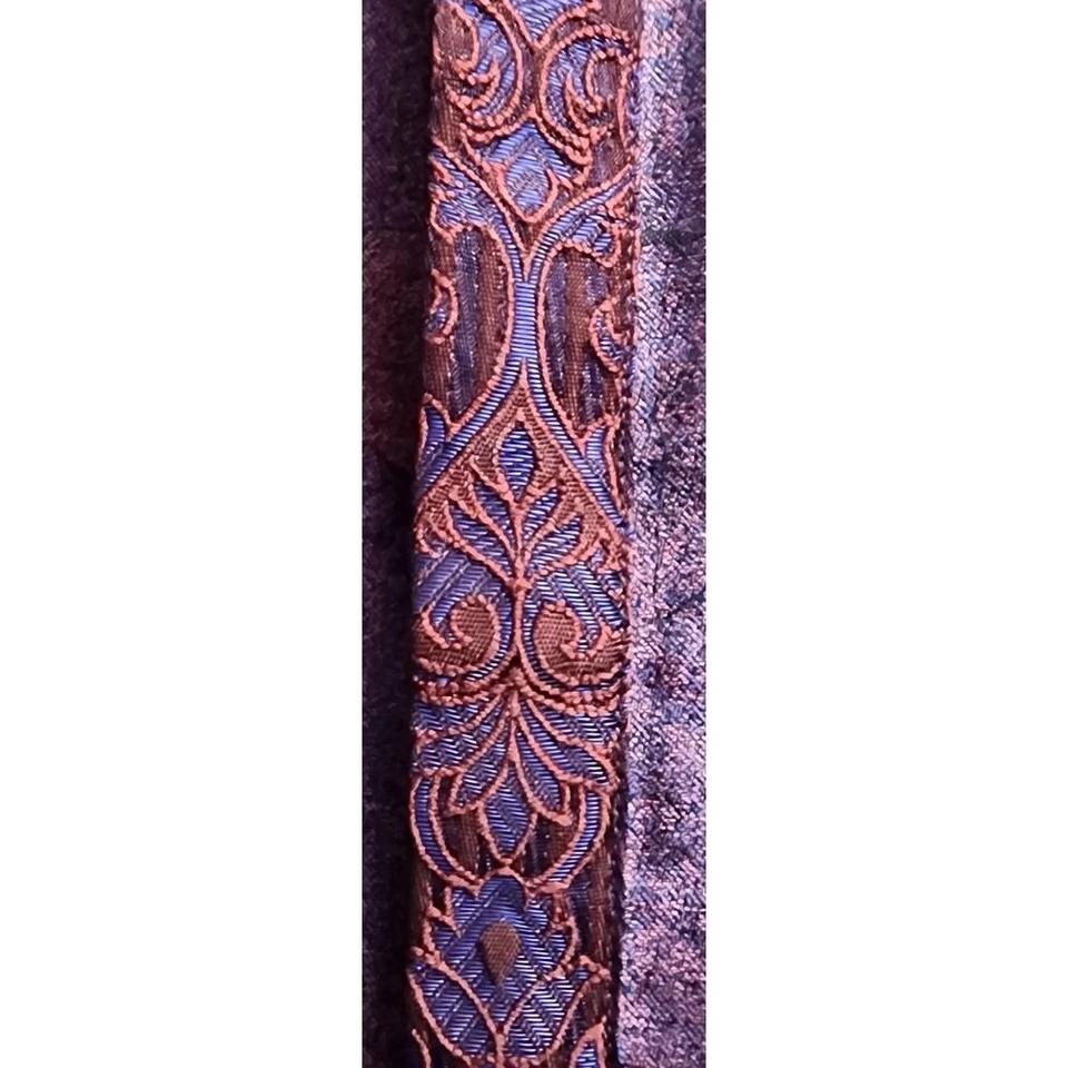 Camisa Robert Graham Luxe Nube Bordada Mezcla Seda Para Hombre Diseñador 377/569 Foto 3 de 4