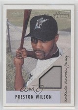 2002 Bowman Heritage Relics Preston Wilson #BH-PW md3