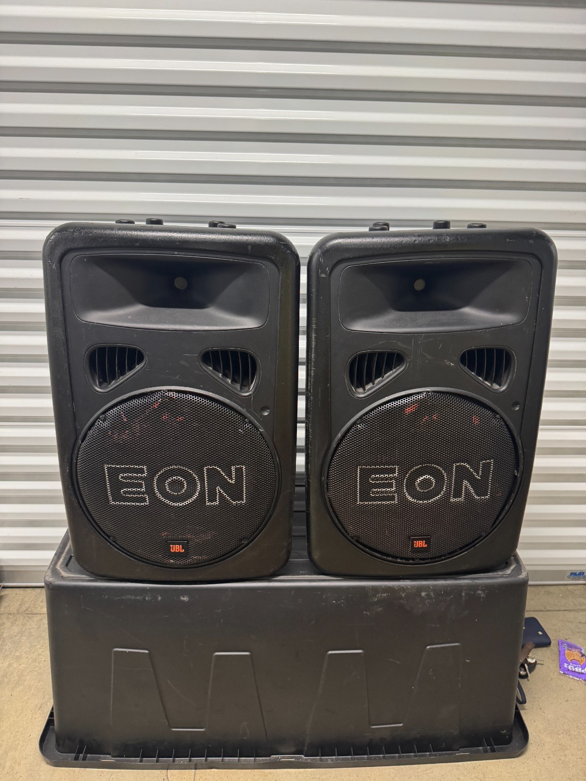 Lot of 2 JBL EON 15-G2 Powered Speakers – Rare Vintage Pro Audio