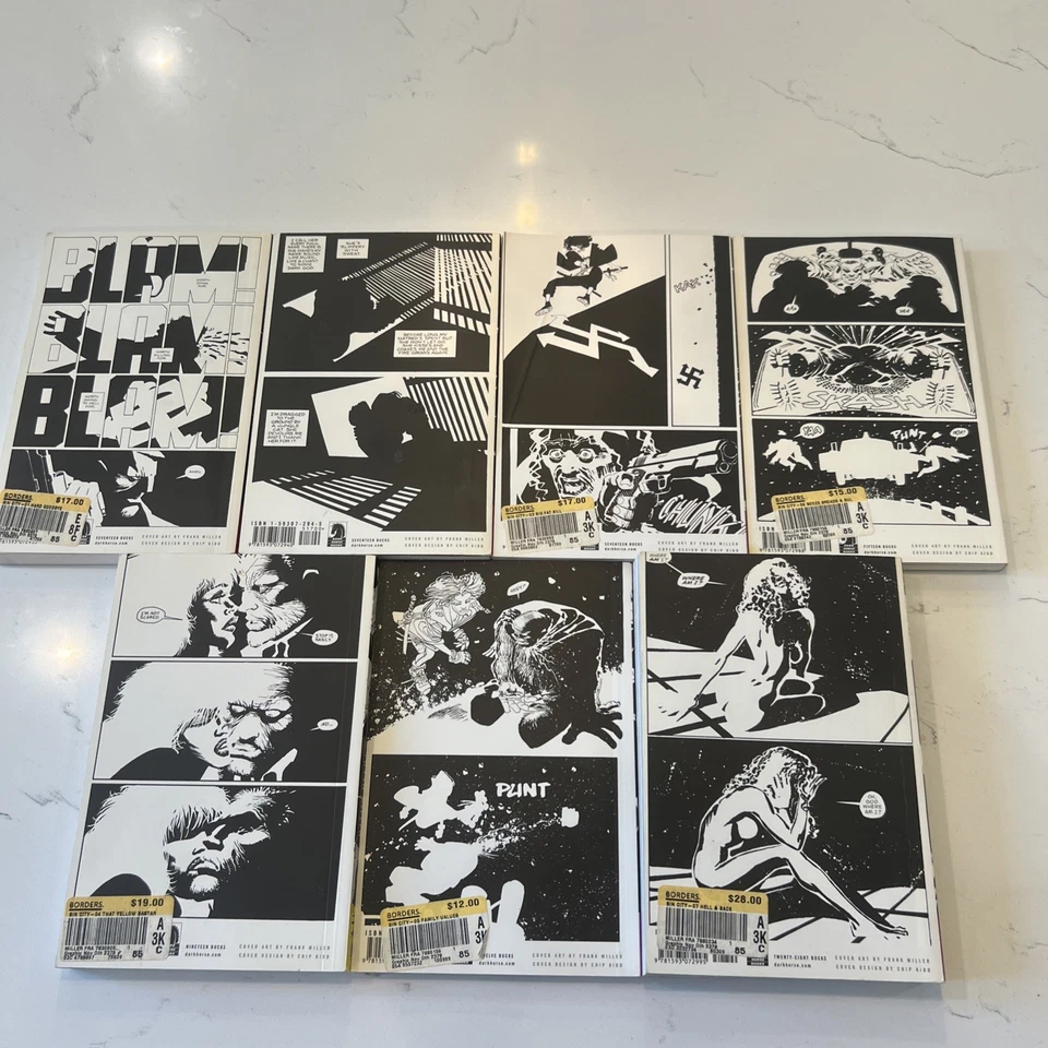 Sin City Graphic Novel Complete Set Vol. 1-7 | Frank Miller Second Edition 2005 - Image 2 of 4