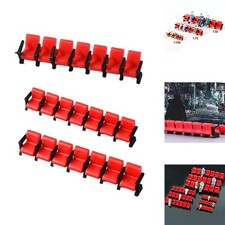 Miniatur Kinosessel Modell 7 verbundene Sitze für Landschaftsdekorationen