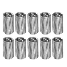 10pcs M10 x 1.5 3D Stainless Steel Wire Thread Insert Sleeve