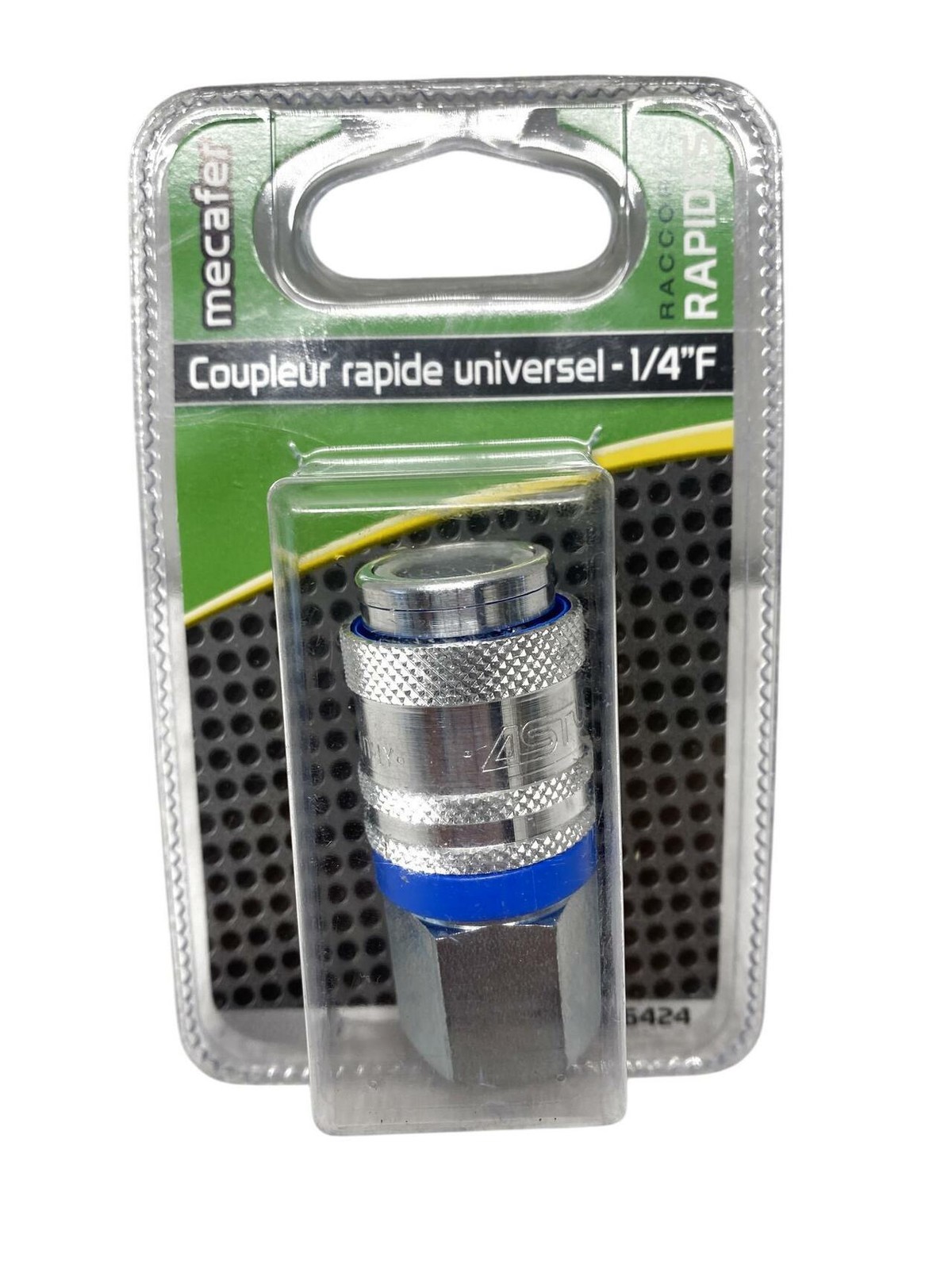 Raccordo rapido pneumatico per compressore Mecafer 1/4