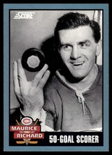 1992-93 Score Canadian Maurice Richard Montreal Canadiens #548